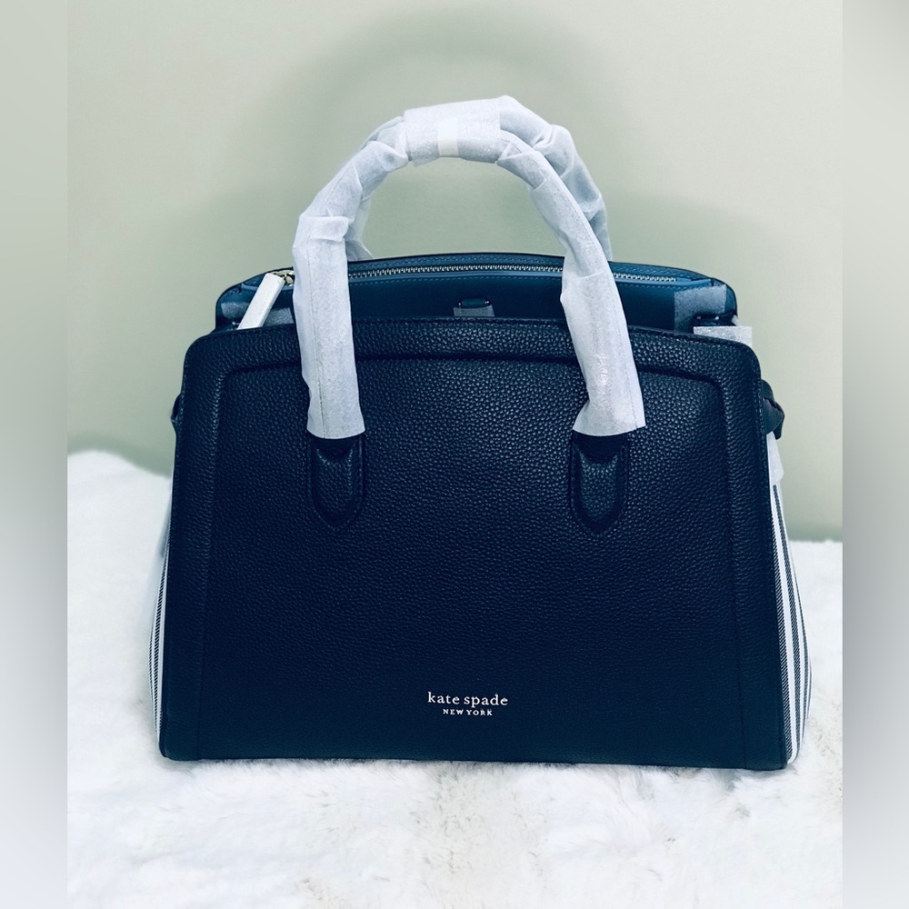 Kate Spade Knott Stripe Large Satchel